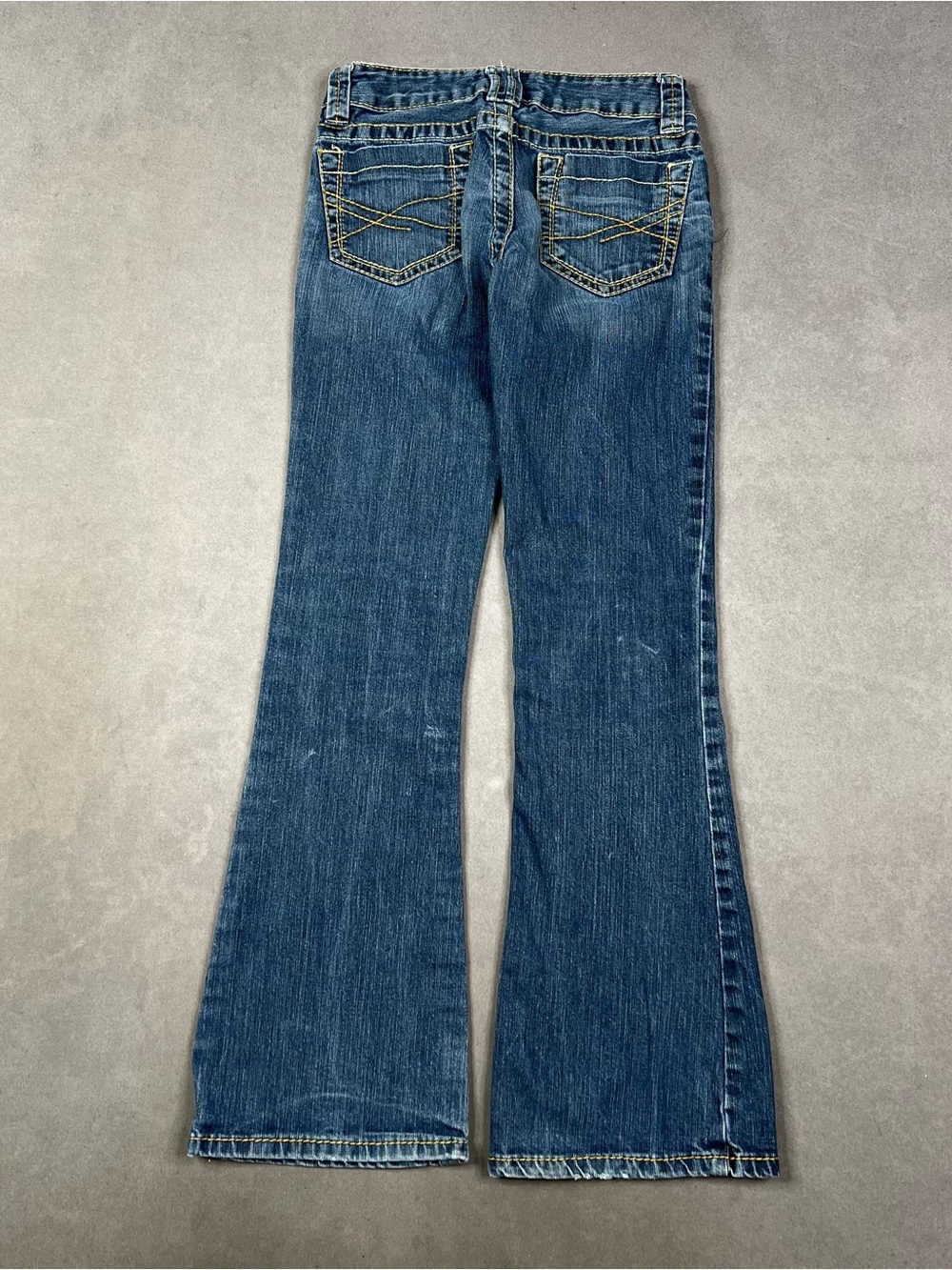 aeropostale Bailey Skinny Bootcut Blue Bootcut Jeans Low Rise